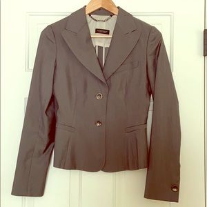 Grey Strenesse Wool Blazer